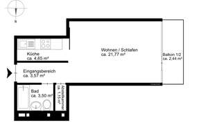 1 Zimmer Apartment direkt am Petuel Park - Ideale erste Wohnung - in Gehweite zu den Unis – Die vollständige Adresse der Immobilie erhältst du vom Anbieter., 80804 Am Luitpoldpark, München – Vorschaubild 24