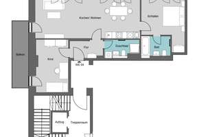 Zentral & stilvoll – 3-Zimmer-Wohnung mit Balkon im sanierten Altbau – Lange Straße 24a, 4103 Zentrum-Ost, Leipzig – Vorschaubild 10