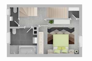 *Reihenmittelhaus mit Stellplatz, Terrasse und Grünfläche* – Im Fuhlenbrock 210, 46240 Fuhlenbrock, Bottrop – Vorschaubild 5