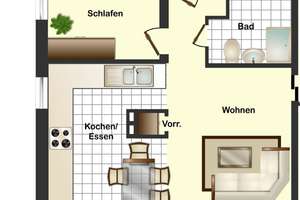 Moderne Zwei-Zimmer-Wohnung – Die vollständige Adresse der Immobilie erhältst du vom Anbieter., 40597 Benrath, Düsseldorf – Vorschaubild 7