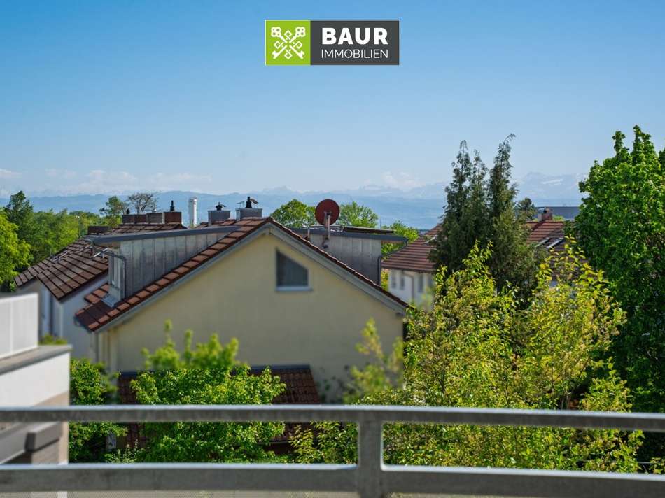 Balkon Bergsicht