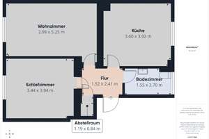 2-Raum-Wohnung im Erdgeschoss in Kappel – Horststr. 27, 9119 Kappel, Chemnitz – Vorschaubild 2