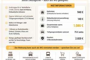  Ab sofort,- schöne renovierte Wohnung in guter Lage in HN – Ludwigsburger Straße 95, 74080 Böckingen, Heilbronn – Vorschaubild 9