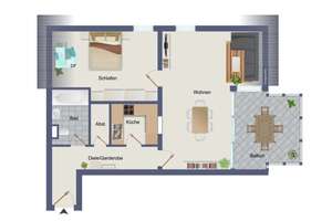 Kurzfristig verfügbar! Stadtnahe 2,5-Zimmer-Wohnung – Die vollständige Adresse der Immobilie erhältst du vom Anbieter., 88250 Weingarten – Vorschaubild 10