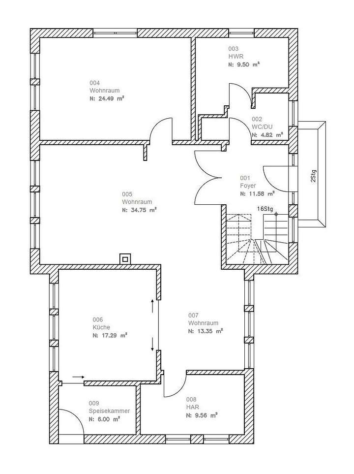 Grundriss Erdgeschoss