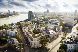 Luxus-Neubau/Erstbezug, direkt am Agnesviertel, 150 m zum Rhein - 2 Zi-WG, EBK,  74 qm