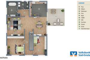 RESERVIERT! Modernisiertes Zweifamilienhaus mit viel Platz in idyllischer Landlage – Die vollständige Adresse der Immobilie erhältst du vom Anbieter., 49832 Freren – Vorschaubild 23