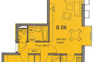 3 ZKB mit Balkon, Wohnpark "Am Brühl" – Die vollständige Adresse der Immobilie erhältst du vom Anbieter., 99092 Brühlervorstadt, Erfurt – Vorschaubild 2