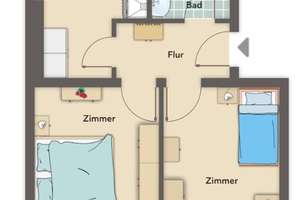 Mit Balkon! Kleine 2-Zimmer-Wohnung in Bremerhaven-Lehe – Potsdamer Straße 62, 27568 Lehe, Bremerhaven – Vorschaubild 7