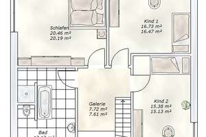Grdst. Nähe Herzklinik inkl.! Stadtvilla mit über 150 qm mit 5 Zi., Ton-Dachziegel, Wärmepumpe, Fußb – Die vollständige Adresse der Immobilie erhältst du vom Anbieter., 4289 Probstheida, Leipzig – Vorschaubild 4
