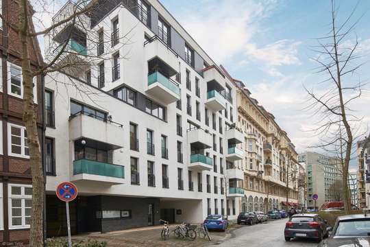 Wohnen in den Wallhöfen: Moderne 2-Zimmer Wohnung mit Balkon