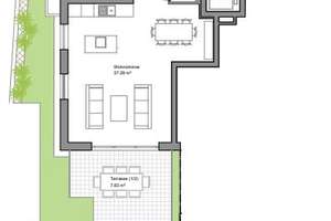 Exklusive, geräumige 2-Zimmerwohnung mit Einbauküche, Terrasse und Garten in Solln – 81477 Solln, München – Vorschaubild 8