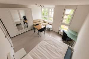 Voll möblierte, neu renovierte 1-Zimmer-Wohnung mit U-Bahn-Anschluss in Top-Lage, Bezugsfertig – Knorrstraße 59, 80807 Milbertshofen, München – Vorschaubild 3