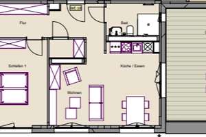 attraktives Penthouse mit einer 40 m² großen Dachterrasse – Luisenstraße 15-21, 51377 Manfort, Leverkusen – Vorschaubild 4
