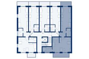 B26: 2-Zimmerwohnung (auch als DOPPEL-Apartment nutzbar)  im 3. OG mit 2 Balkonen – Die vollständige Adresse der Immobilie erhältst du vom Anbieter., 53129 Dottendorf, Bonn – Vorschaubild 2