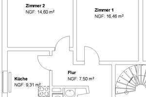 WG- geeignete 2 ZKB - nahe Uni! – Gartenstraße 64, 34125 Wesertor, Kassel – Vorschaubild 2