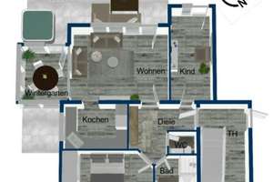 Moderne 3‑Zimmer‑Wohnung mit Gartenanteil in begehrter Lage von Fürth‑Dambach – Die vollständige Adresse der Immobilie erhältst du vom Anbieter., 90766 Scherbsgraben, Billinganlage, Fürth – Vorschaubild 13
