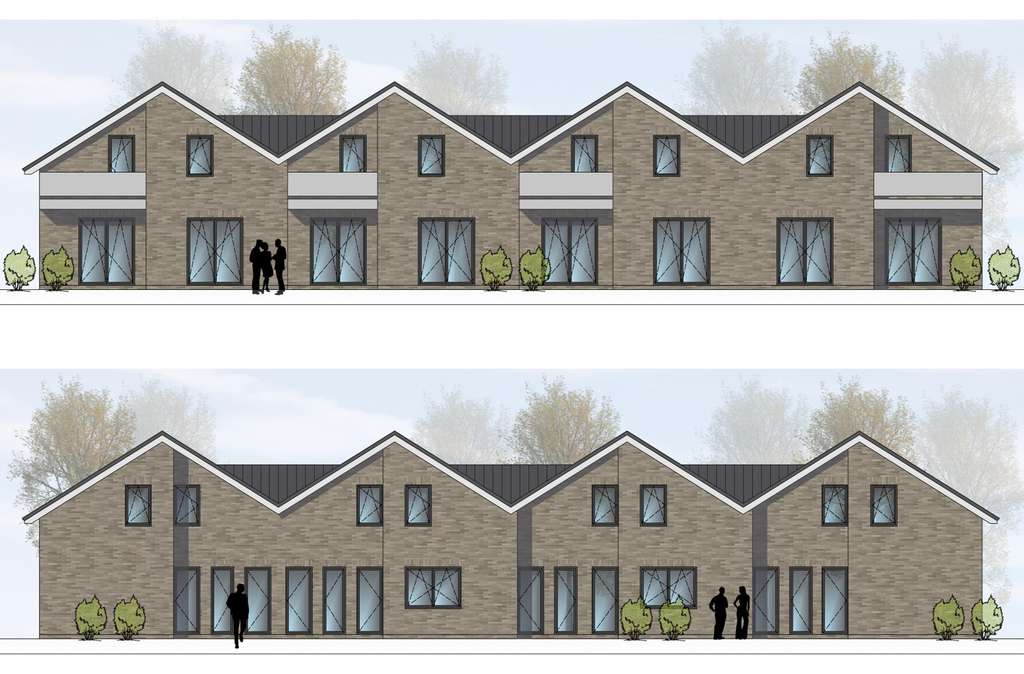 Immobilie in Friedeburg - Projektierte Dachgeschosswohnung KfW 40 mit Wärmepumpe und PV Anlage in zentraler Lage - Bild 4