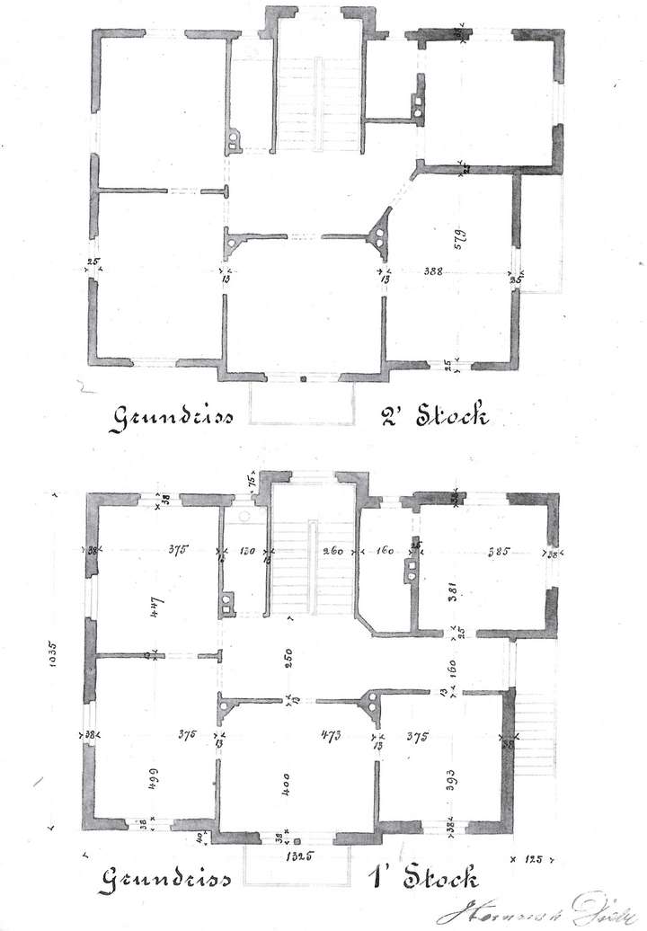 Hauptgebäude Grundriss