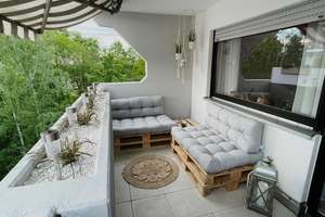 Helle 3,5 Zimmer Wohnung mit Balkon, EBK, Aufzug und Waldrandlage auf dem Haidach