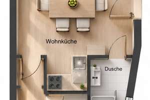 Sanierte 1,5-Zimmer-Altbauwohnung als Kapitalanlage oder zur Eigennutzung – Die vollständige Adresse der Immobilie erhältst du vom Anbieter., 51105 Humboldt/Gremberg, Köln – Vorschaubild 10
