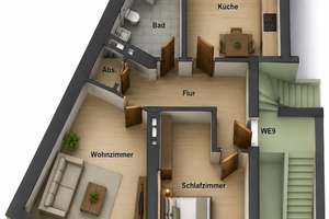 Traumwohnung am Westpark – auch bestens für eine WG geeignet – Gartenstraße 30, 52064 Westpark, Aachen – Vorschaubild 11