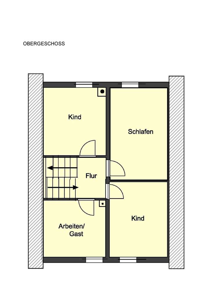 Grundriss Obergeschoss