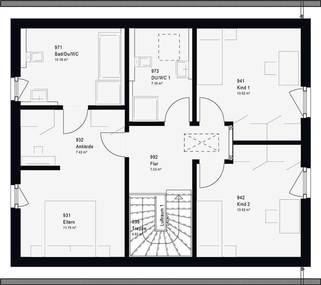 Immobilie in Grebenhain - 🏠🏗️ Modernes Effizienzhaus als Neubau mit traumhaften Grundriss sucht Baufamilie! 💚  - Bild 2