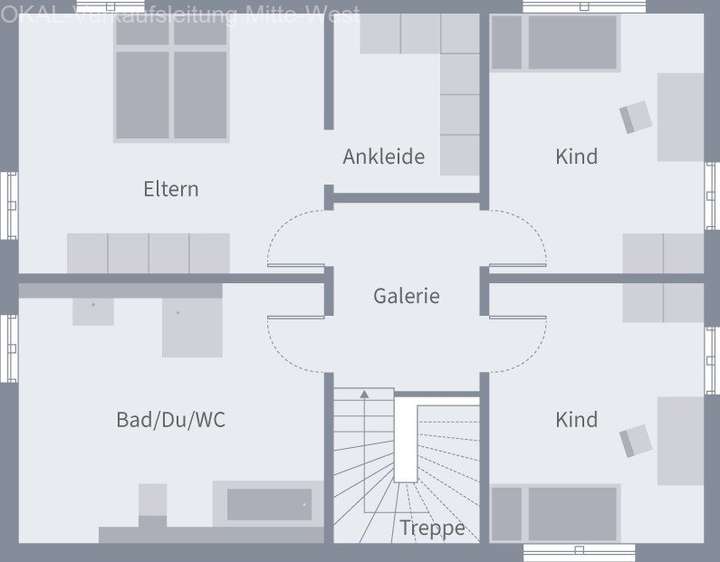 Stadtvilla 9 Obergeschoss