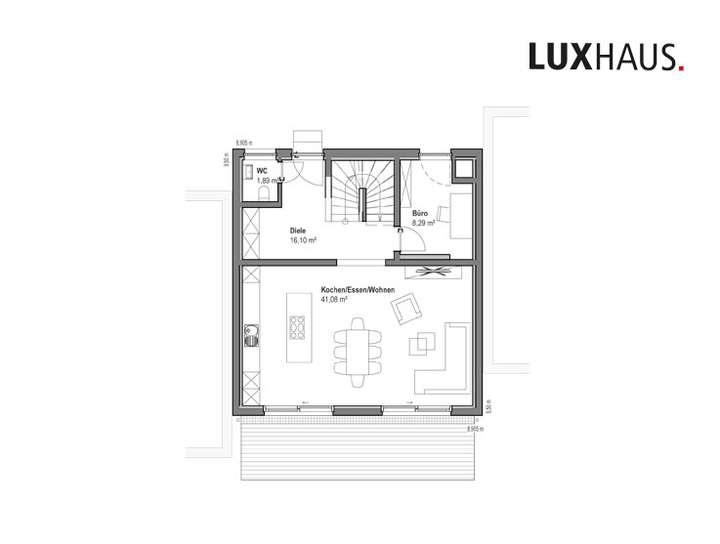 Grundriss Erdgeschoss