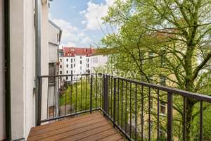 Altbauflair & Sonnenbalkon – Sehr gepflegte 2-Zimmer-Wohnung im sanierten Denkmal – Die vollständige Adresse der Immobilie erhältst du vom Anbieter., 4318 Anger-Crottendorf, Leipzig – Vorschaubild 8