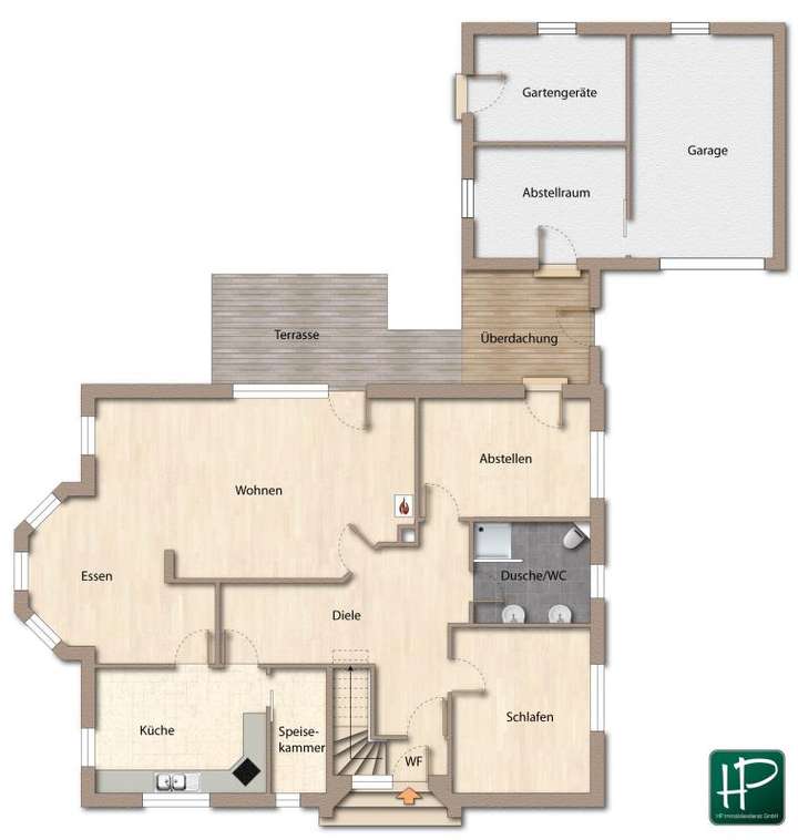 Grundriss Erdgeschoß