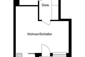 Vermietetes 1-Zimmer-Apartment in Seniorenwohnanlage - Attraktive Kapitalanlage  in Endenich – Die vollständige Adresse der Immobilie erhältst du vom Anbieter., 53121 Endenich, Bonn – Vorschaubild 2