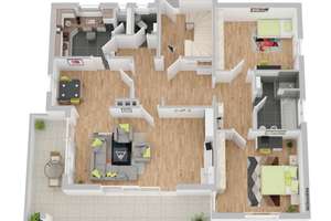 facettenreiches großzügiges 3 Familien-Haus mit Fernsicht und ruhiger Hanglage … – Die vollständige Adresse der Immobilie erhältst du vom Anbieter., 89361 Landensberg – Vorschaubild 29