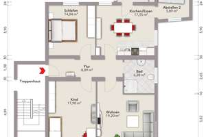 Gemütliche 3-Zimmer-Wohnung in ruhiger Lage  – Die vollständige Adresse der Immobilie erhältst du vom Anbieter., 44309 Brackel (Ortsteil), Dortmund – Vorschaubild 7