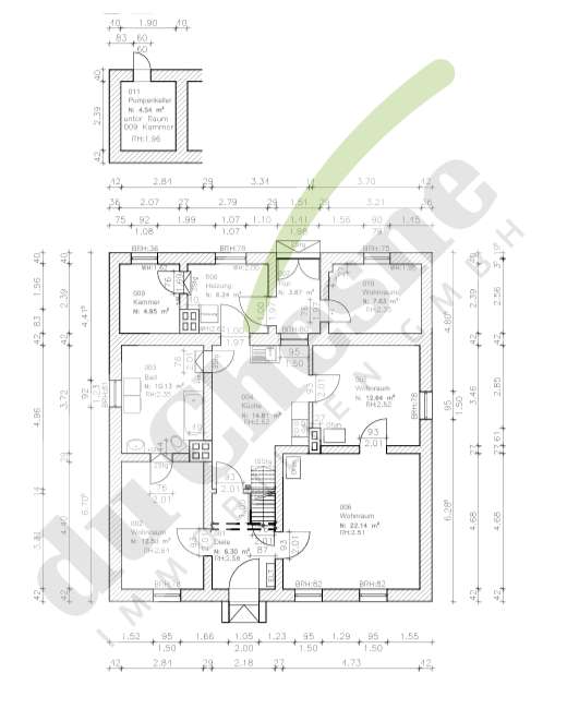 Grundriss Haupthaus EG