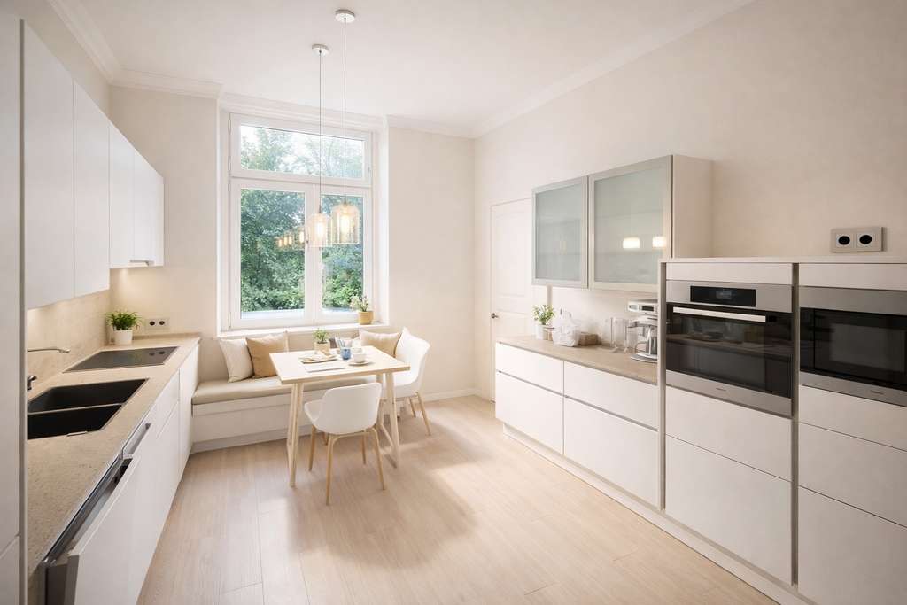 Immobilie in Schwelm - Repräsentative  Altbauwohnung (220  m²) inkl. separatem Apartment und eigenem Gartenanteil - Bild 3