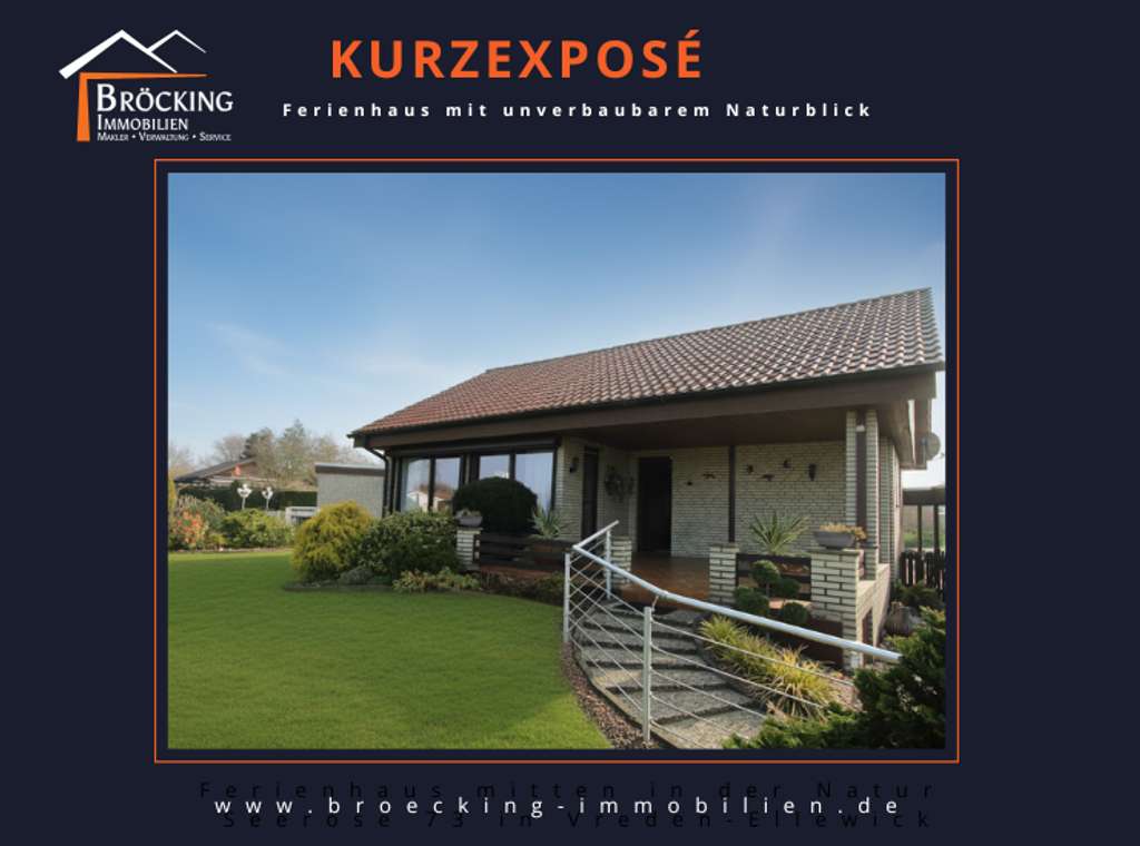 Immobilie in Vreden - Ferienhaus mit unverbaubarem Naturblick - Bild 0