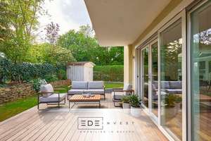 Moderne Doppelhaushälfte mit Südterrasse und idyllischem Garten in Waldperlach