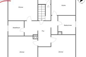 Viel Platz im MFH mit Garten, Zentrumslage von 91788 Pappenheim – Die vollständige Adresse der Immobilie erhältst du vom Anbieter., 91788 Pappenheim – Vorschaubild 9