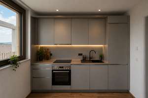 großzügige 1-Zimmer-Wohnung mit  Balkon und Einbauküche – Thomas-Jefferson-Straße 50, 68309 Käfertal, Mannheim – Vorschaubild 4