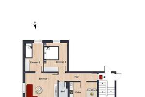 Wohnung im Altbauhaus // 1.OG links – Fontanehof 6, 38440 Stadtmitte (Ortsteil), Wolfsburg – Vorschaubild 5