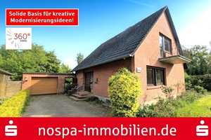 In ruhiger Wohnlage von Sterup erwartet Sie dieses solide Einfamilienhaus mit Garage – Schleswig-Flensburg (Kreis) – Vorschaubild 1
