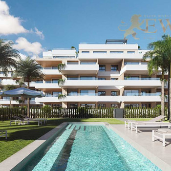 Moderne Apartments am See von Santa Rosalía.