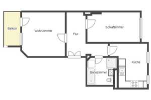 Für Anleger: Vermietete 2-Zi.-EG-ETW mit Balkon in guter Lage von Alt-West – Leipzig – Vorschaubild 18