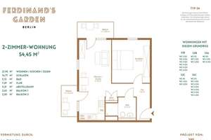 Moderne 2-Zimmer-Wohnung mit 2 BALKONEN und EBK im Neubauquartier 'Ferdinand's Garden' – Ferdinand-Schultze-Strasse 39, 13055 Alt-Hohenschönhausen, Berlin – Vorschaubild 8