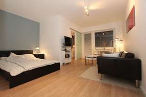 Tolles 1-Zi-Business-Apartment, separate Küche, Balkon in den ruhigen Innenhof