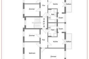Vermietete 3 Zimmer-Wohnung mit Balkon in Dresden-Strehlen - solide Kapitalanlage – Die vollständige Adresse der Immobilie erhältst du vom Anbieter., 1219 Strehlen, Dresden – Vorschaubild 2
