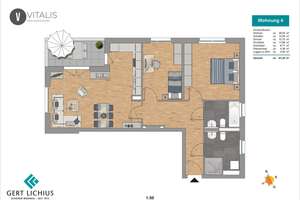 Raum zum Leben: Neubau 3-Zimmer-Wohnung mit 2 Tageslicht-Bäder in Köln Müngersdorf – Vitalisstraße 361a, 50933 Müngersdorf, Köln – Vorschaubild 5
