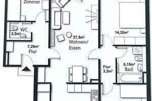 Provisionsfrei* Ruhige 4-Zimmer-Hochparterre-Wohnung mit Südterrasse auf Alt-Stralau – Friedrich-Junge-Straße 12, 10245 Friedrichshain, Berlin – Vorschaubild 9